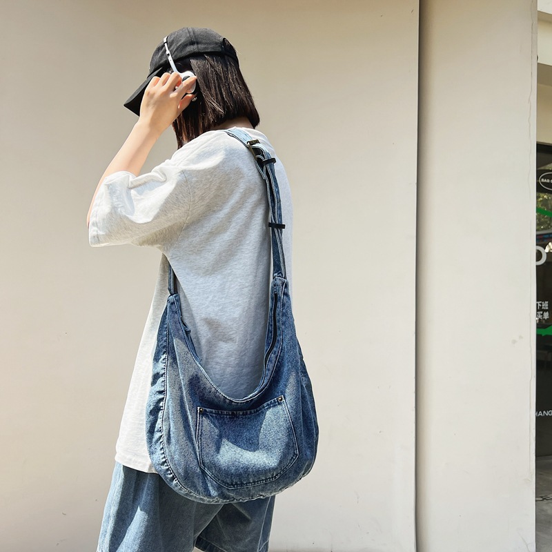 Embroidery Class - Denim Crossbody Bags for Woman Shoulder