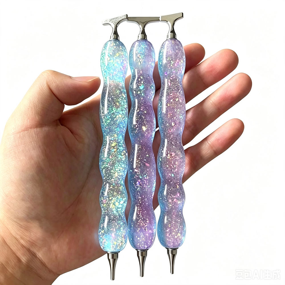 New Pink Blue Shiny Diamond Pa - Embroidery Tools recension och pris