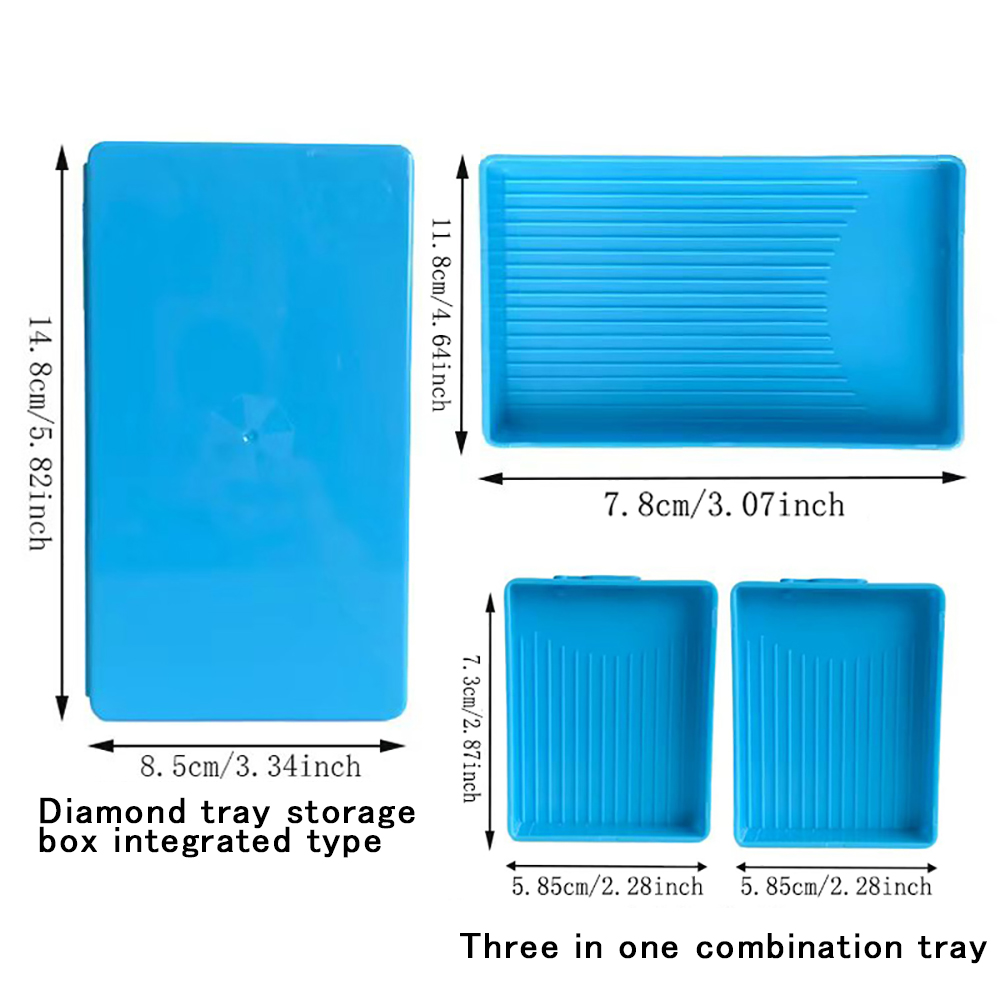 Diamond Painting Tray with Lid - Embroidery Kit Starter recension och pris