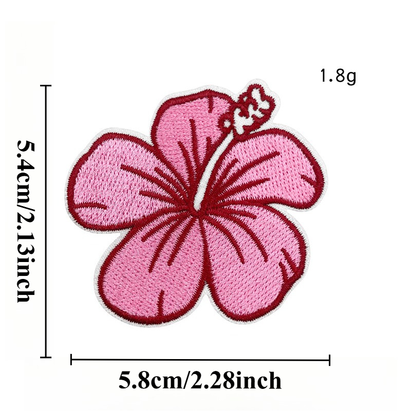 Summer Hot Hawaii Beach Flower - Embroidery Letter M recension och pris