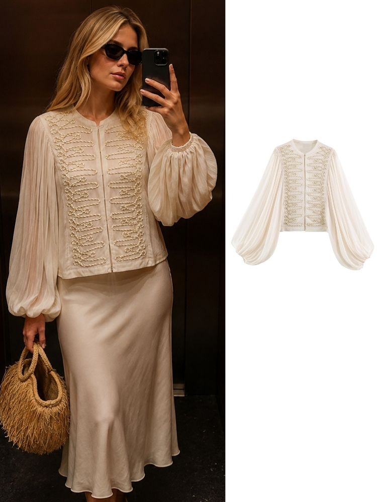 HH Women Spring Summer Chiffon - Embroidery Uniform recension och pris