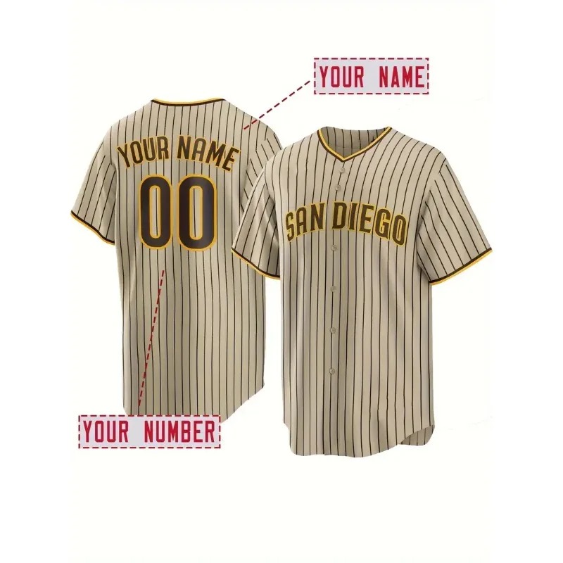 Custom Name And Number Men's E - Embroidery Uniform recension och pris
