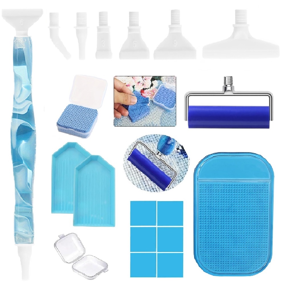 DIY diamond painting tool set, - Embroidery Kit Starter recension och pris