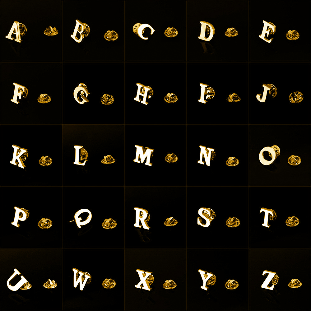 Quality Brass Initial A to Z 2 - Embroidery Letter M recension och pris