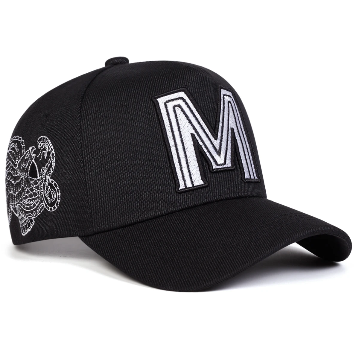 Unisex M Letter Embroidery Bas - Embroidery Letter M recension och pris