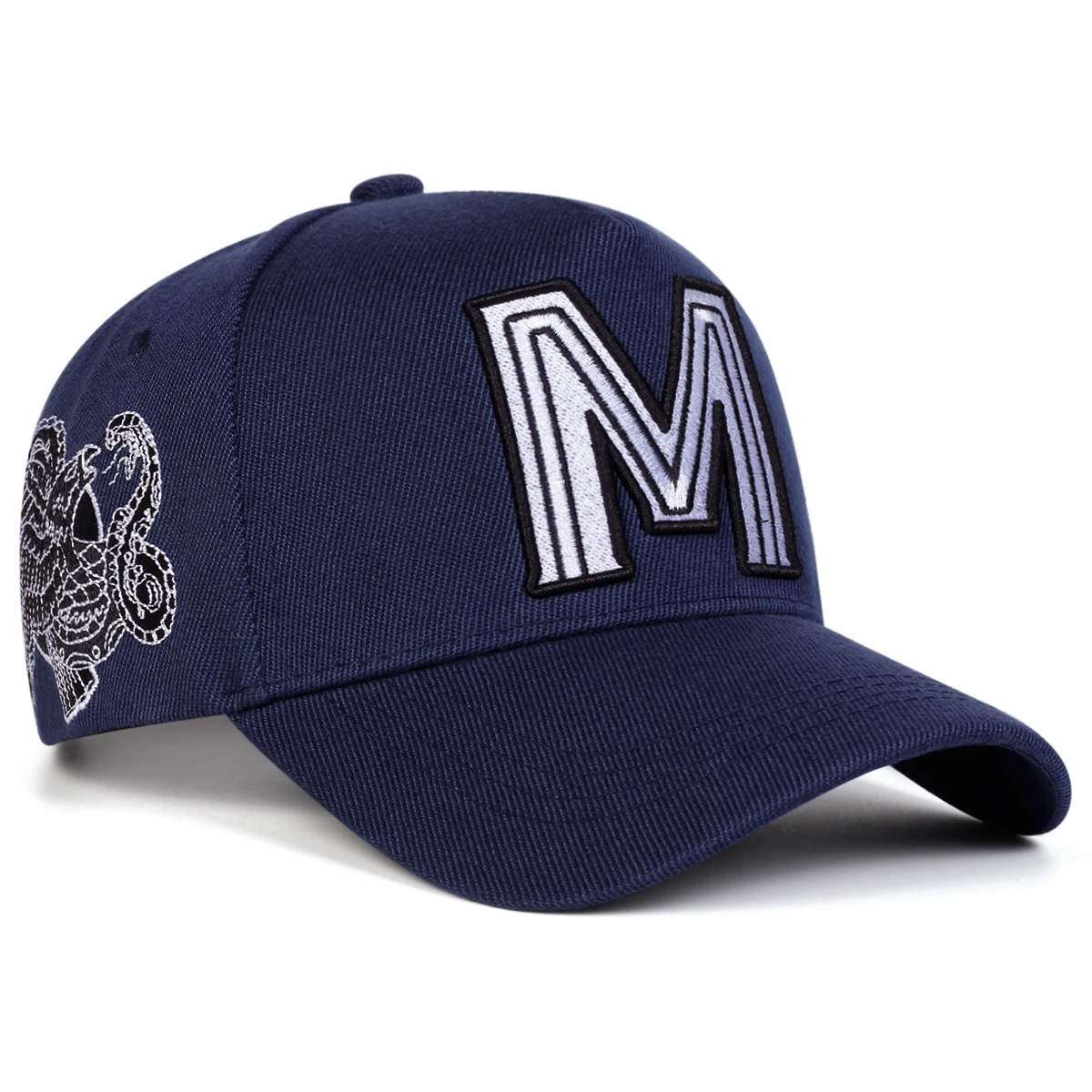 Unisex M Letter Embroidery Bas - Embroidery Letter M recension och pris