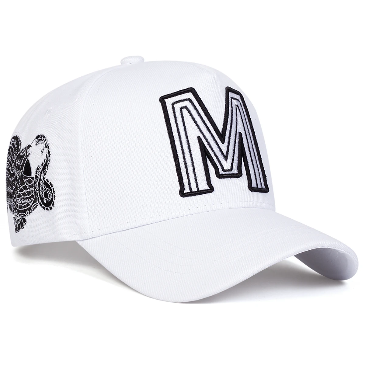 Unisex M Letter Embroidery Bas - Embroidery Letter M recension och pris