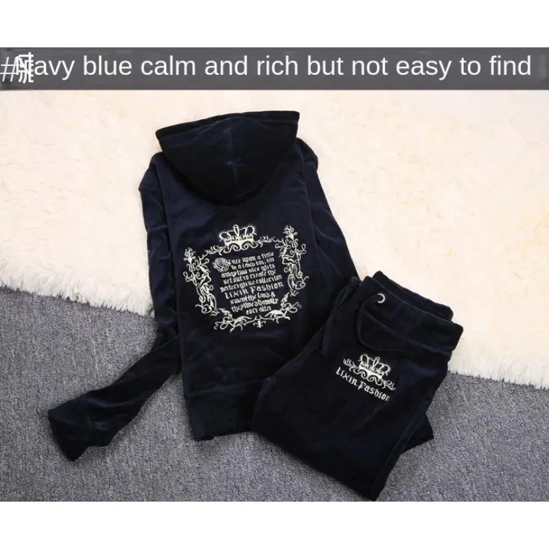 JC Tracksuit Women Velvet Wome - Embroidery Uniform recension och pris
