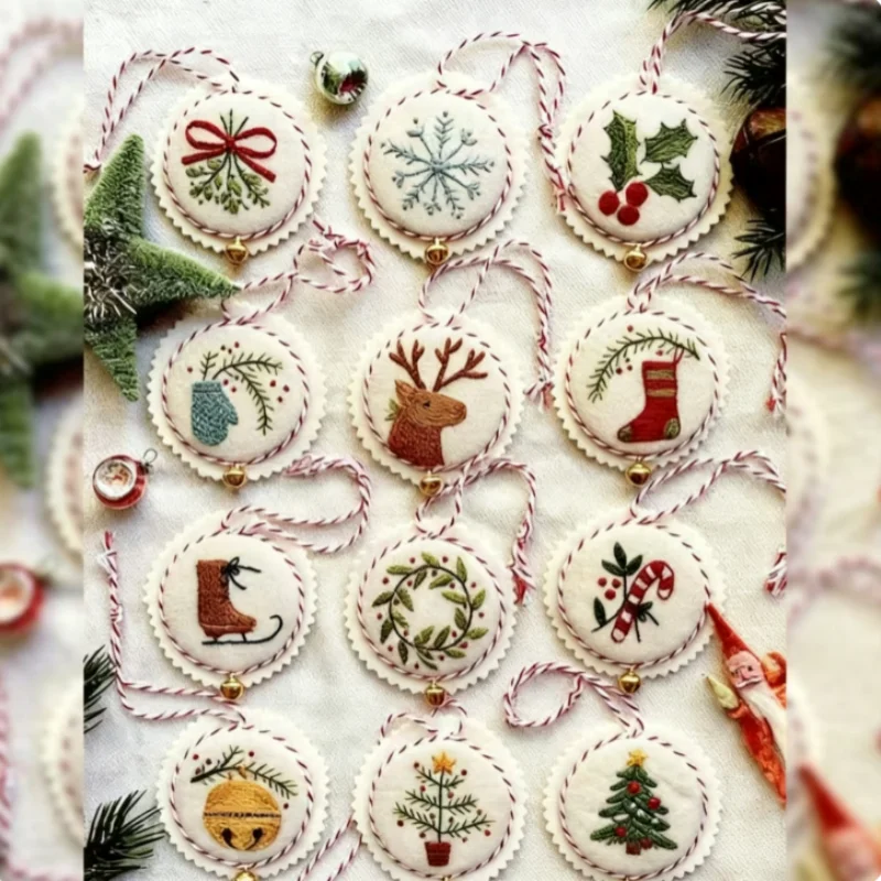 Christmas Embroidery Ornaments - Embroidery Xmas Tree recension och pris
