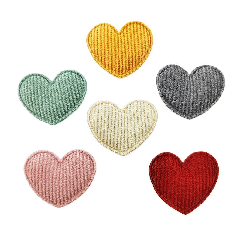 100Pcs/Lot 3.5*3CM  Padded Hea - Embroidery Letter M recension och pris