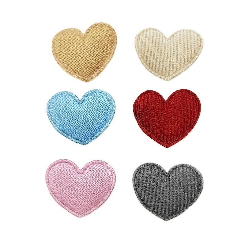100Pcs/Lot 3.5*3CM  Padded Hea - Embroidery Letter M recension och pris