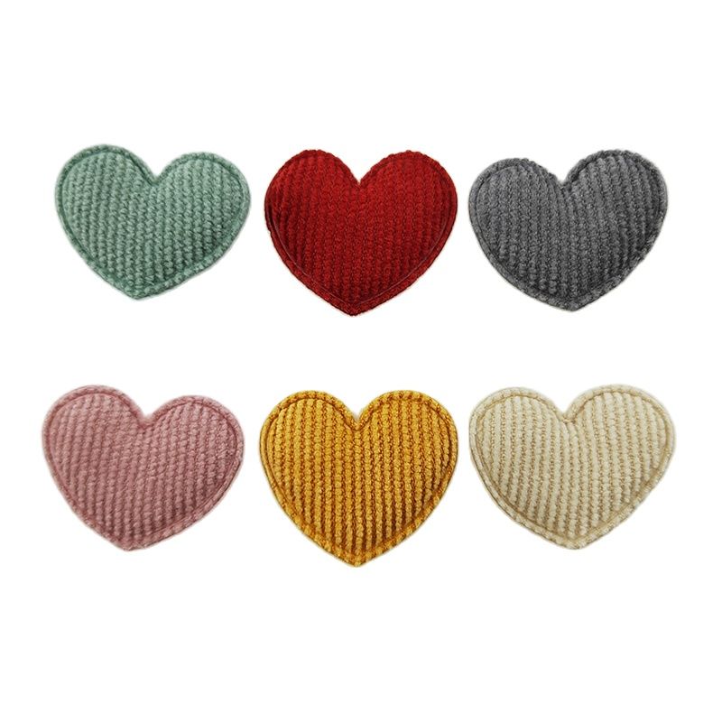 100Pcs/Lot 3.5*3CM  Padded Hea - Embroidery Letter M recension och pris
