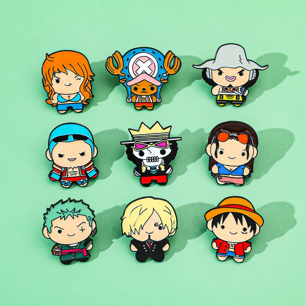 9 Pcs Creative Cartoon Brooch  - Embroidery Wallpaper recension och pris