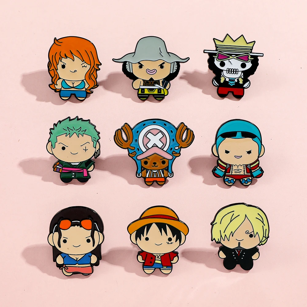 9 Pcs Creative Cartoon Brooch  - Embroidery Wallpaper recension och pris
