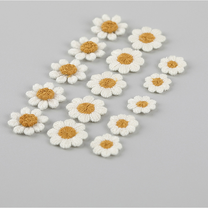 10Pcs Flower Embroidery Patche - Embroidery Letter M recension och pris