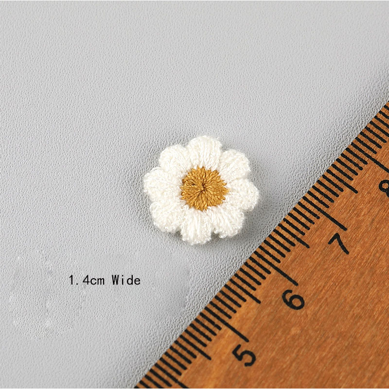 10Pcs Flower Embroidery Patche - Embroidery Letter M recension och pris