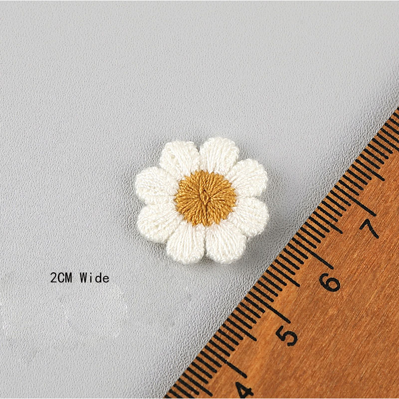 10Pcs Flower Embroidery Patche - Embroidery Letter M recension och pris