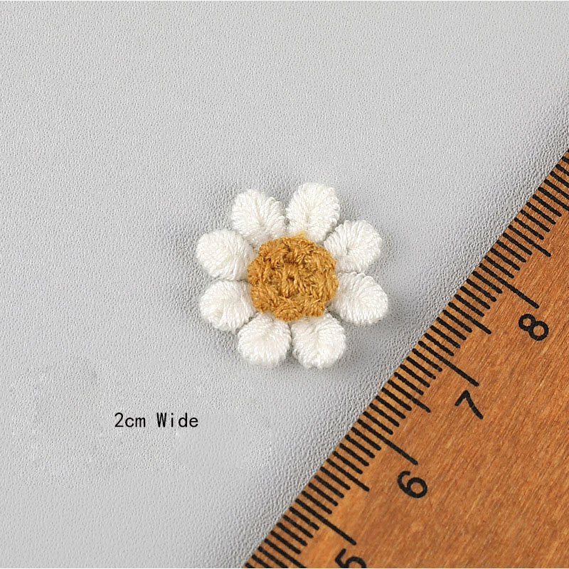 10Pcs Flower Embroidery Patche - Embroidery Letter M recension och pris