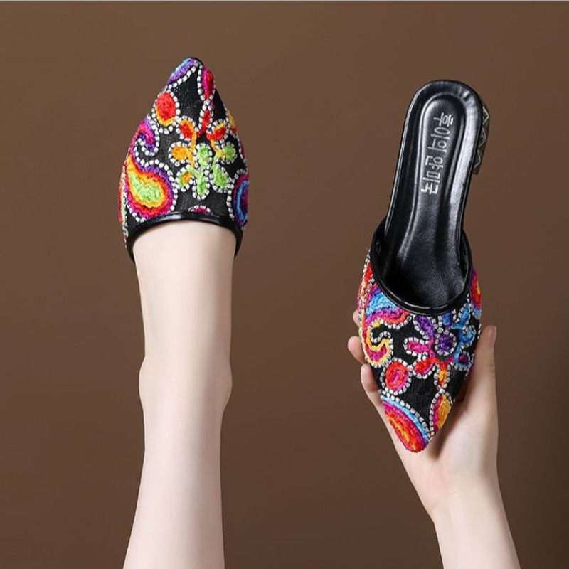Ethnic Style 2026 Summer Women - Embroidery Print recension och pris