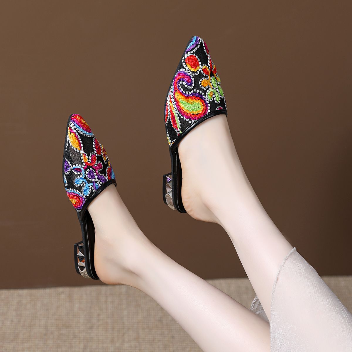 Ethnic Style 2026 Summer Women - Embroidery Print recension och pris