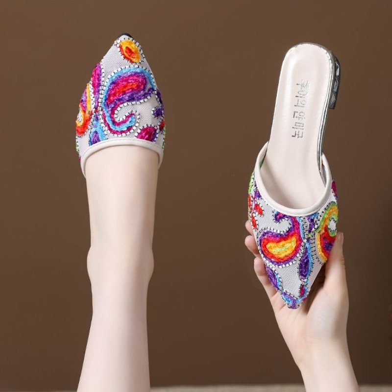Ethnic Style 2026 Summer Women - Embroidery Print recension och pris