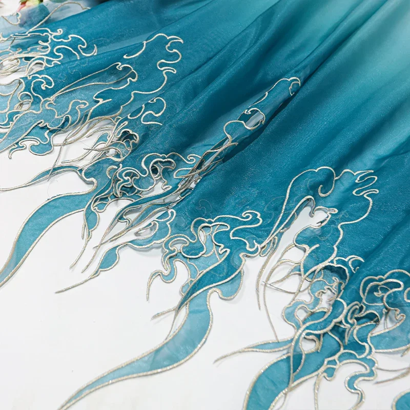 Chinese Style Embroidery Lotus - Embroidery Skirt recension och pris