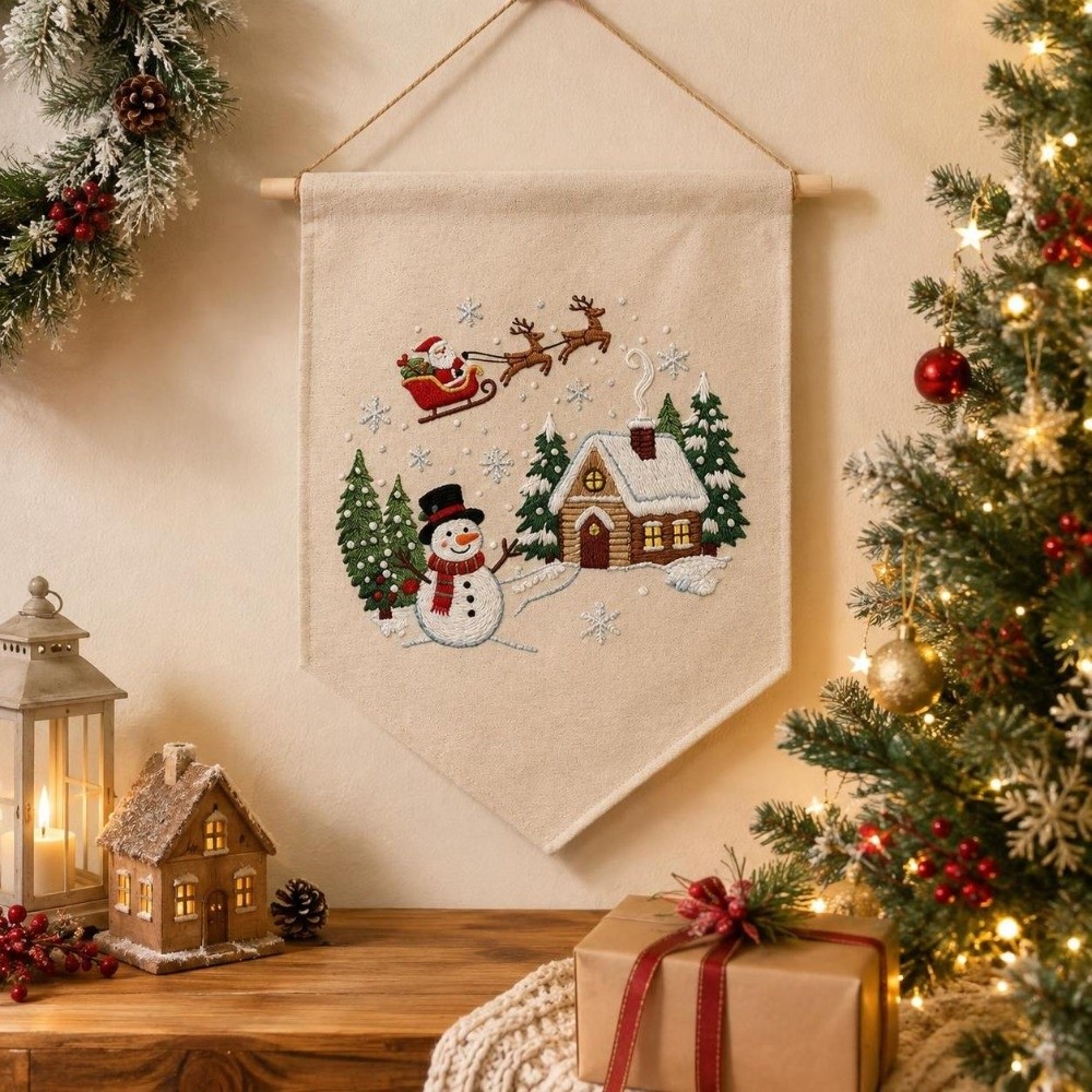 Handmade Christmas Embroidery  - Embroidery Xmas Tree recension och pris