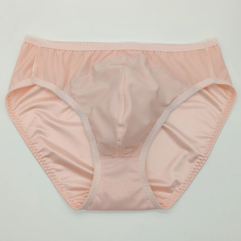 Man's Lace Embroidery Pink Bri - Embroidery Underwear recension och pris