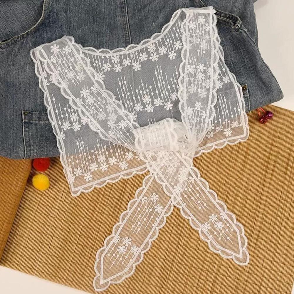 French Lace Shawl Scarf for Wo - Embroidery Uniform recension och pris