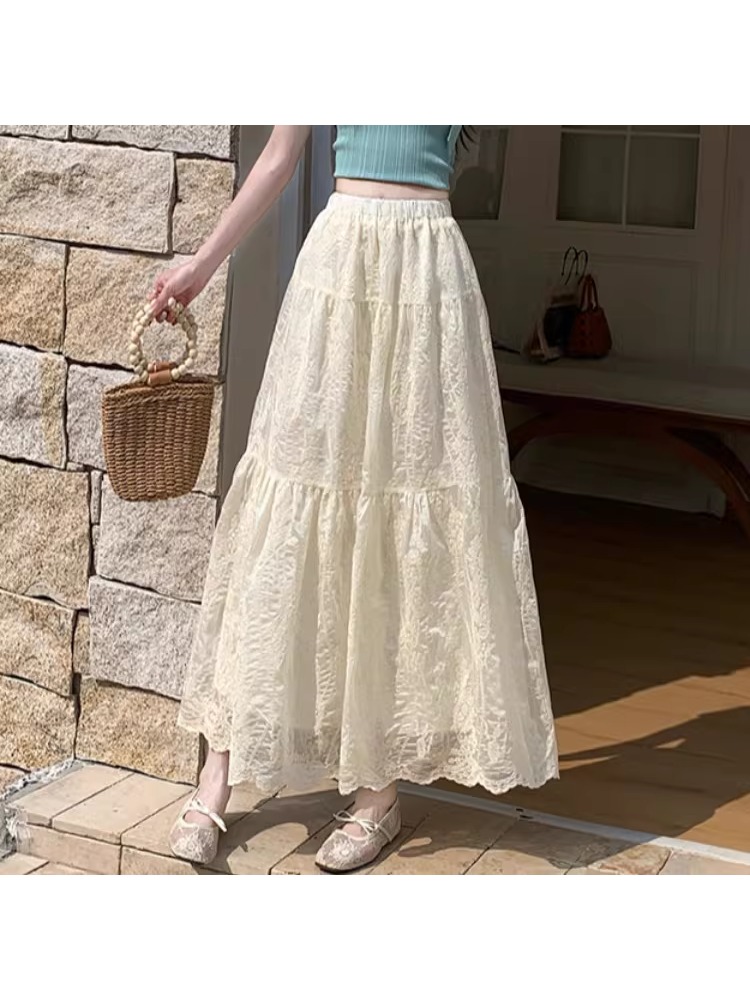 Heavy Embroidery Half-length S - Embroidery Skirt recension och pris