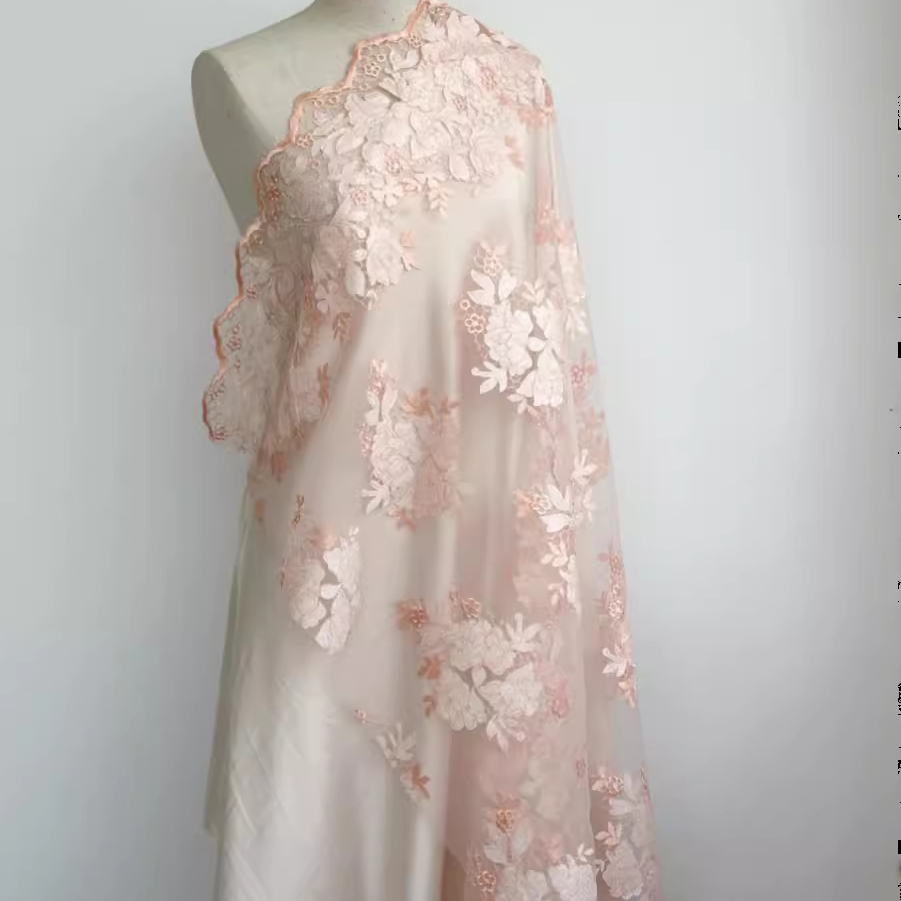 1yard High quality mesh fabric - Embroidery Skirt recension och pris