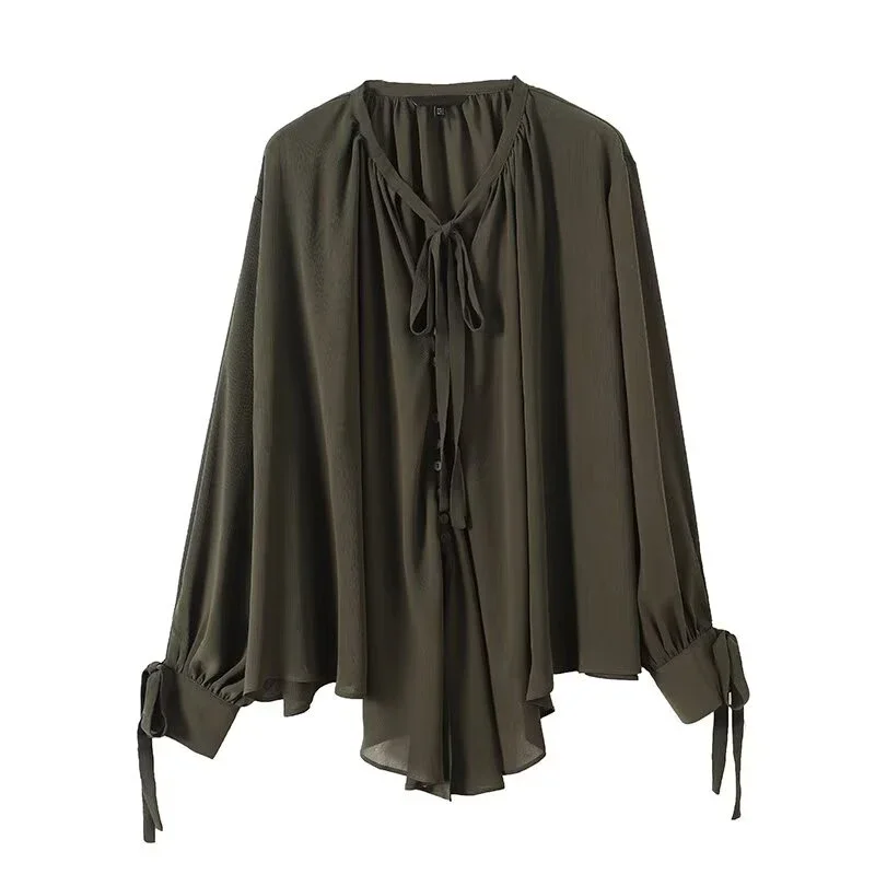 2025 French Style Women's Shir - Embroidery Shirt recension och pris
