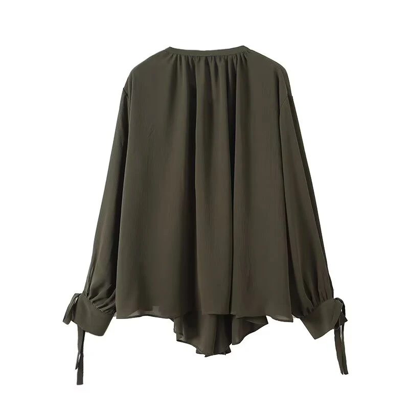 2025 French Style Women's Shir - Embroidery Shirt recension och pris