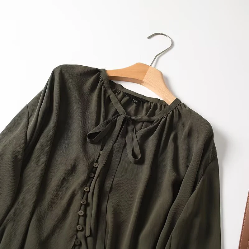 2025 French Style Women's Shir - Embroidery Shirt recension och pris