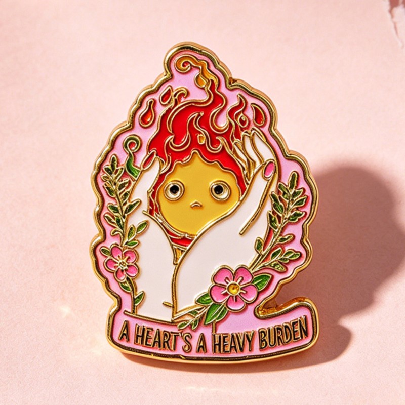 A HEART'S A HEAVY BURDEN Ename - Embroidery Wallpaper recension och pris