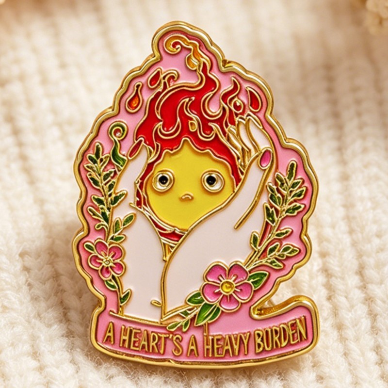 A HEART'S A HEAVY BURDEN Ename - Embroidery Wallpaper recension och pris