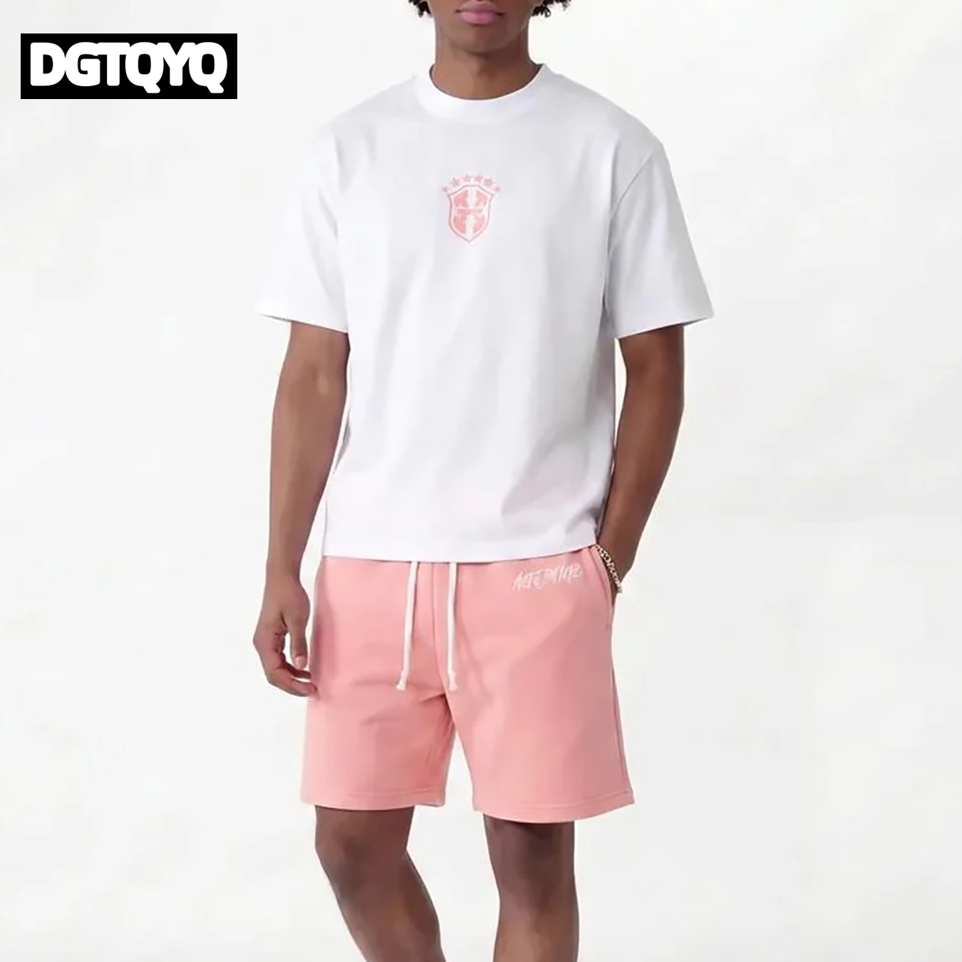 Man's Summer New Pink Embroide - Embroidery Shirt recension och pris
