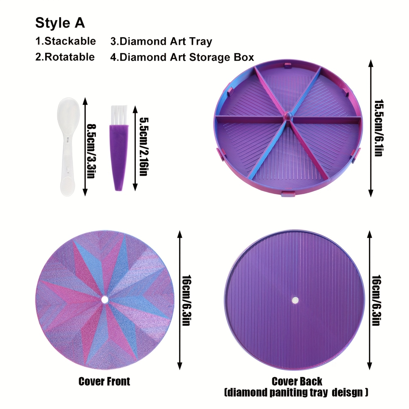 Diamond Painting Tray Storage  - Embroidery Kit Starter recension och pris