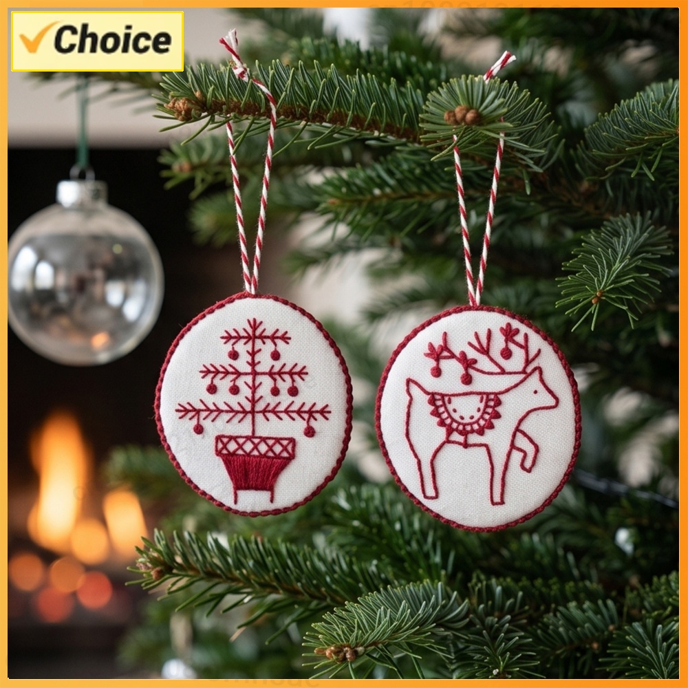 Christmas Embroidery Kit with  - Embroidery Xmas Tree recension och pris
