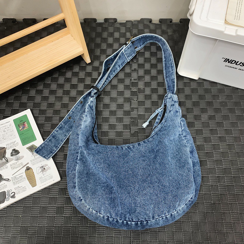 Denim Crossbody Bags for Woman - Embroidery Class recension och pris