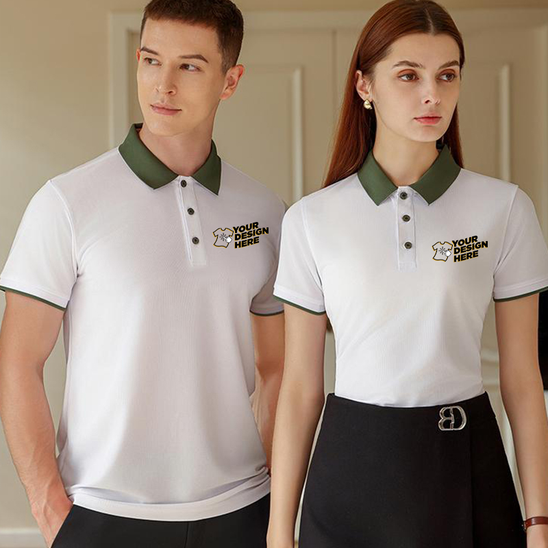 Color Block Polo Shirt - Free  - Embroidery Uniform recension och pris