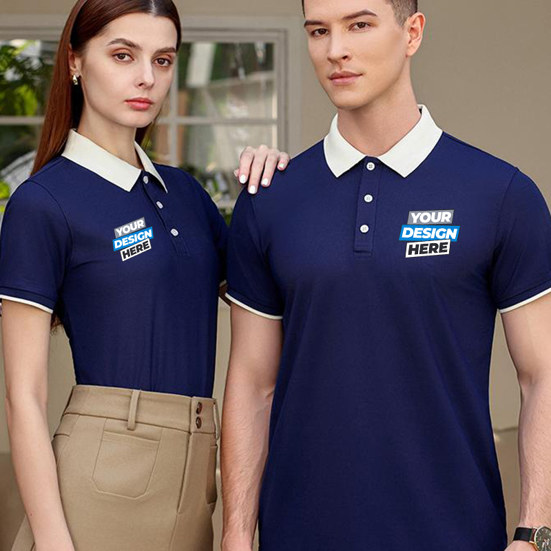 Color Block Polo Shirt - Free  - Embroidery Uniform recension och pris
