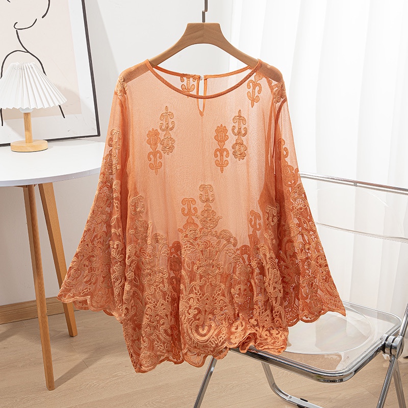 100% Mulberry Silk Women Long  - Embroidery Uniform recension och pris