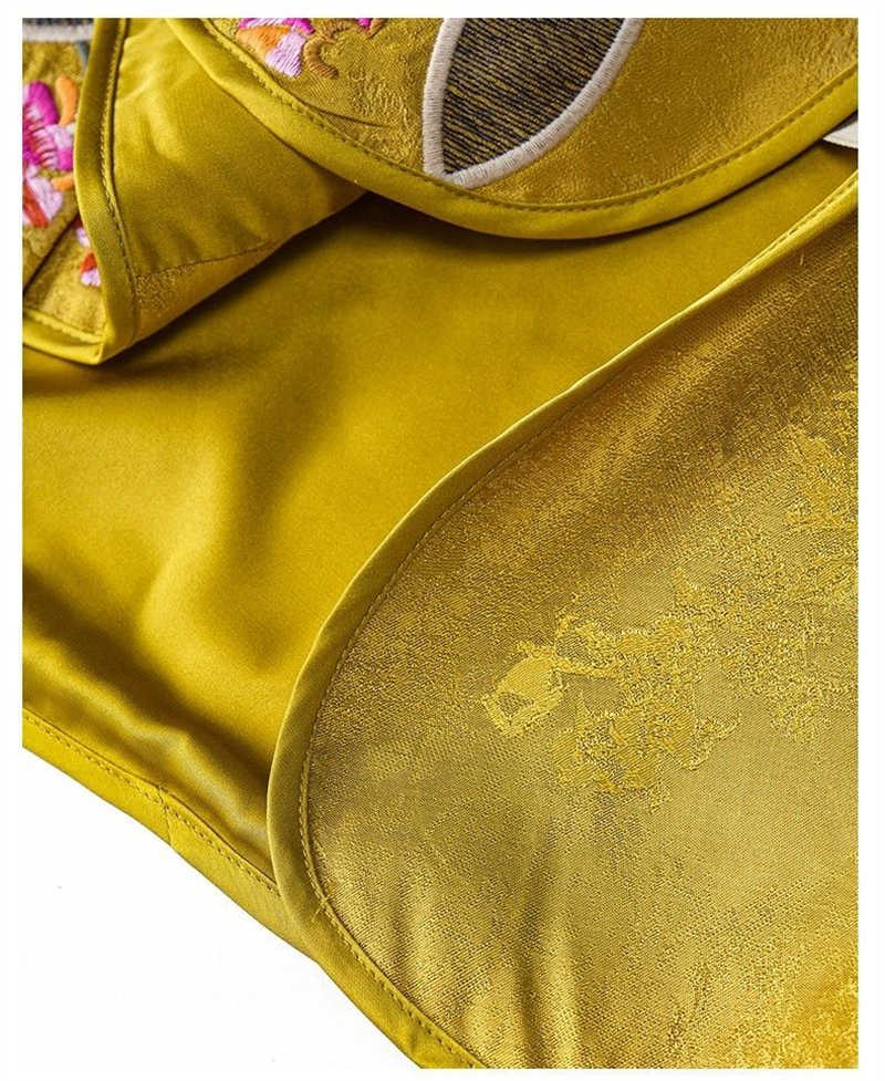 Women's Waistcoat Shoulders Ye - Embroidery Yellow recension och pris
