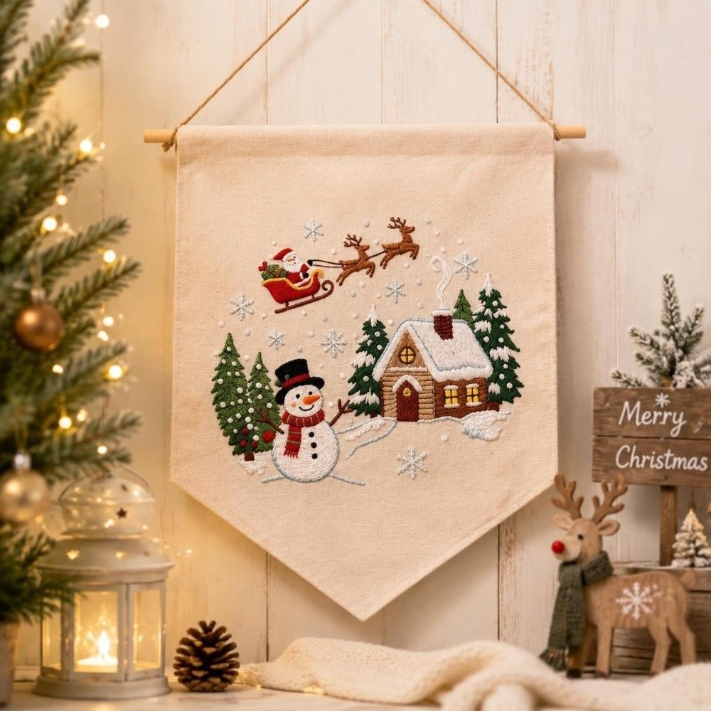 Handmade Christmas Embroidery  - Embroidery Xmas Tree recension och pris