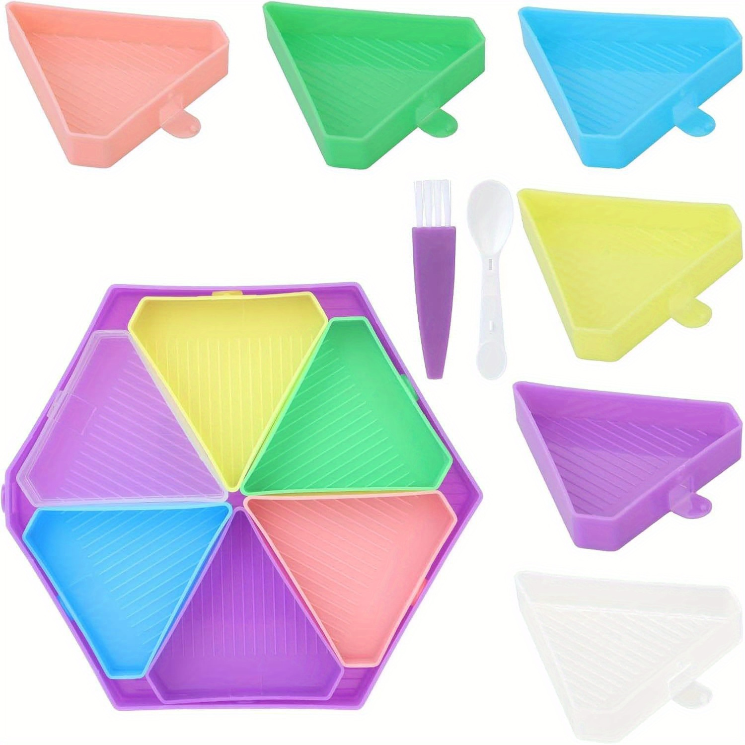 9PCS New Diamond Painting Tray - Embroidery Kit Starter recension och pris
