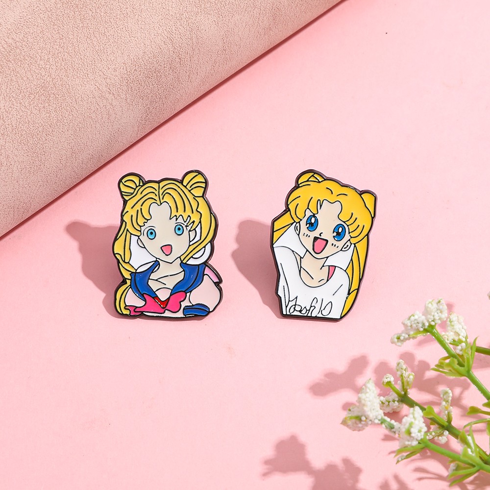 2 Pcs Funny Cartoon Brooch Cut - Embroidery Wallpaper recension och pris