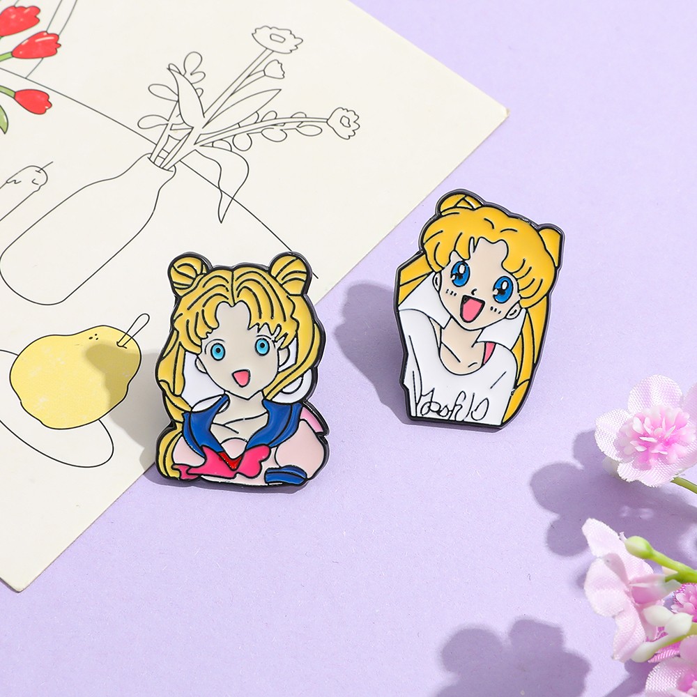 2 Pcs Funny Cartoon Brooch Cut - Embroidery Wallpaper recension och pris