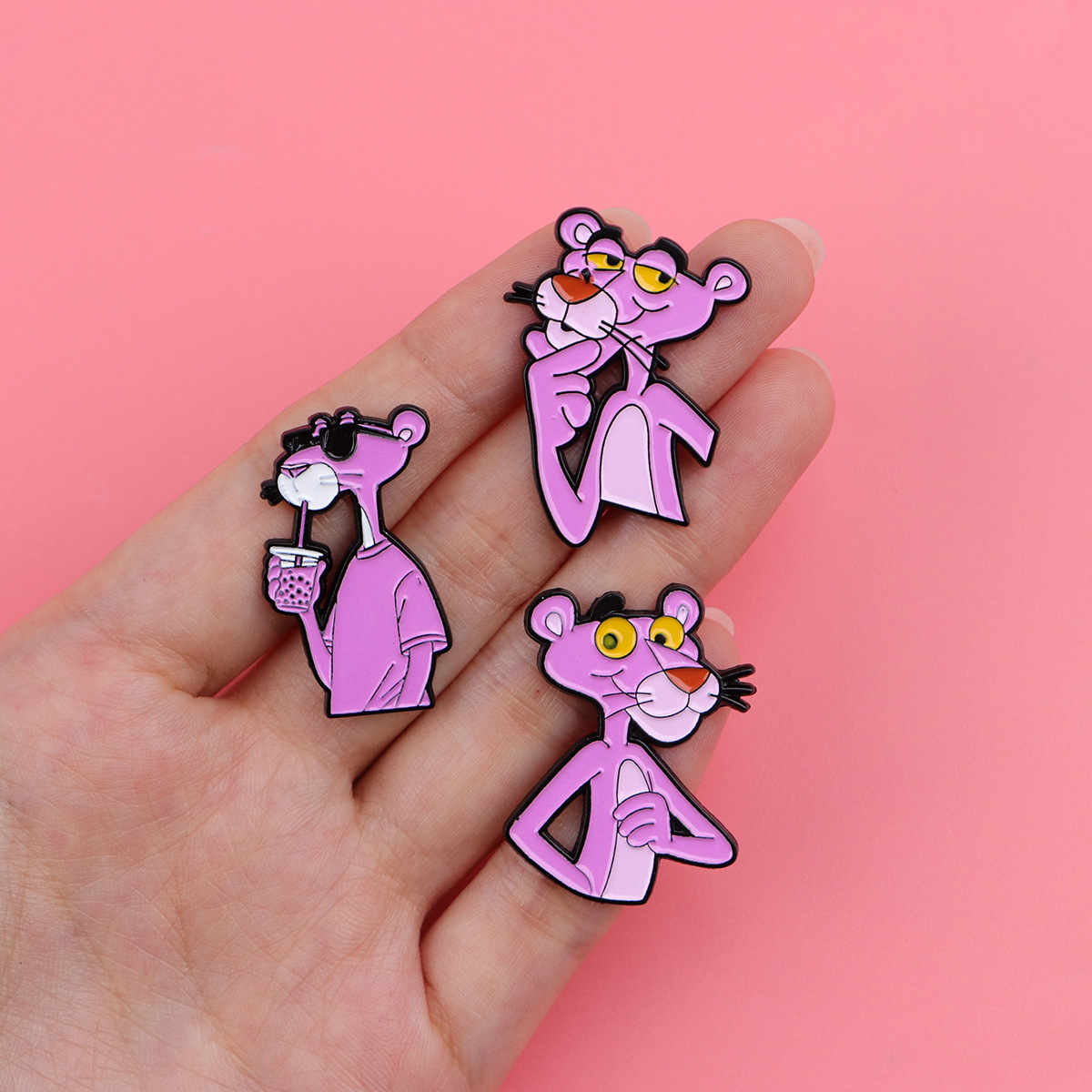 Cute Leopard Cartoon Brooch Pi - Embroidery Wallpaper recension och pris