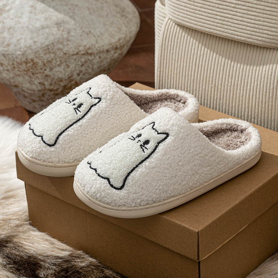 Fashion Cute Line Cat Exquisit - Embroidery Print recension och pris
